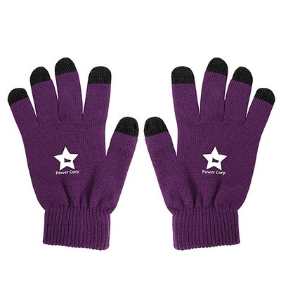 Knit Touch Screen Gloves: Premium